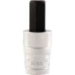 Kennedy - 1/2in. Drive, Standard Hexagon Bit Socket, 14mm, Metric, Chromed Finish - KEN5827847K