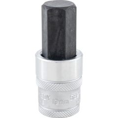 Kennedy - 1/2in. Drive, Standard Hexagon Bit Socket, 19mm, Metric, Chromed Finish - KEN5827849K