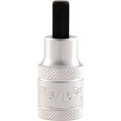 Kennedy - 1/2in. Drive, Standard Hexagon Bit Socket, 55mm, Imperial, Chromed Finish - KEN5827854K
