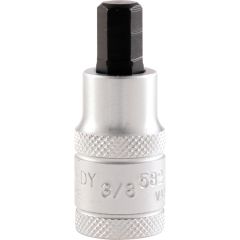 Kennedy - 1/2in. Drive, Standard Hexagon Bit Socket, 55mm, Imperial, Chromed Finish - KEN5827855K