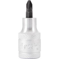 Kennedy - 1/2in. Drive, Standard Screwdriver Bit Socket, 55mm, Metric, Chromed Finish - KEN5827865K