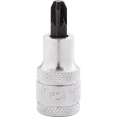 Kennedy - 1/2in. Drive, Standard Screwdriver Bit Socket, 55mm, Metric, Chromed Finish - KEN5827867K