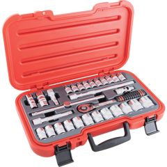 Kennedy - 1/2in. Drive, Socket Set, Metric, 8mm - 32mm/M10 - M14, Set of 30, Chromed Finish - KEN5827991K