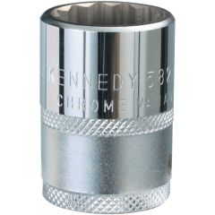 Kennedy - 3/4in. Drive, Standard Bi-Hexagon Socket, 2in. AF, Chromed Finish - KEN5828580K
