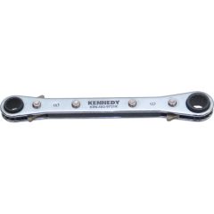 Kennedy - Double End, Ratchet Ring Spanner, 8 x 9mm, Metric - KEN5829721K