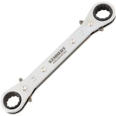 Kennedy - Double End, Ratchet Ring Spanner, 17 x 19mm, Metric - KEN5829725K