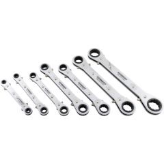 Kennedy - Metric, Ratchet Spanner Set, 6 - 22mm, Set of 7, Chrome Vanadium Steel - KEN5829730K
