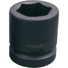 Kennedy - 1in. Drive, Standard Hex Impact Socket, 37mm, Metric, Black Oxide Finish - KEN5835210K