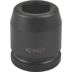 Kennedy - 3/4in. Drive, Standard Hex Impact Socket, 38mm, Metric, Black Oxide Finish - KEN5838579K