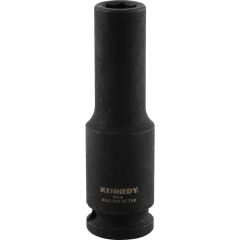 Kennedy - 3/8in. Drive, Deep Hex Impact Socket, 8mm, Metric, Black Oxide Finish - KEN5838775K