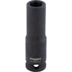 Kennedy - 3/8in. Drive, Deep Hex Impact Socket, 17mm, Metric, Black Oxide Finish - KEN5838783K