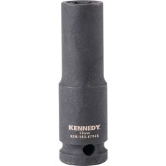 Kennedy - 1/2in. Drive, Deep Hex Impact Socket, 13mm, Metric, Black Oxide Finish - KEN5838794K