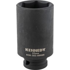Kennedy - 1/2in. Drive, Deep Hex Impact Socket, 32mm, Metric, Black Oxide Finish - KEN5838808K