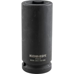 Kennedy - 3/4in. Drive, Deep Impact Socket, 26mm, Metric, Black Oxide Finish - KEN5838820K