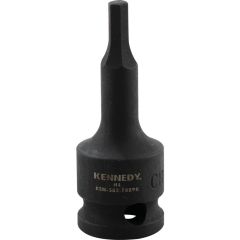 Kennedy - 3/8in. Drive, Standard Hex Impact Bit, 4mm, Metric, Black Oxide Finish - KEN5838889K