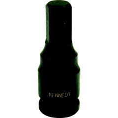 Kennedy - 3/8in. Drive, Standard Hex Impact Bit, 10mm, Metric, Black Oxide Finish - KEN5838894K