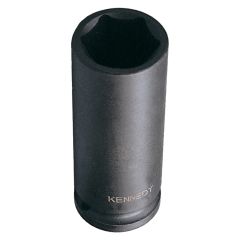 Kennedy - 1/2in. Drive, Deep Hex Impact Socket, 1-1/8in. AF/Imperial, Black Oxide Finish - KEN5838912K