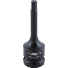 Kennedy - 1/2in. Drive, Deep Hex Impact Bit, 6mm, Metric, Black Oxide Finish - KEN5838992K