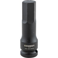 Kennedy - 1/2in. Drive, Deep Hex Impact Bit, 17mm, Metric, Black Oxide Finish - KEN5838998K