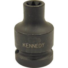 Kennedy - 1/2in. Drive, Standard Torx Impact Socket, E14, E-Torx, Black Oxide Finish - KEN5839017K