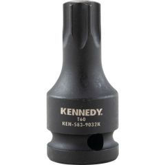 Kennedy - 1/2in. Drive, Standard Torx Impact Bit, T60, Torx, Black Oxide Finish - KEN5839032K