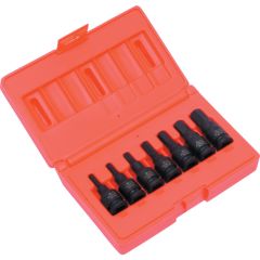 Kennedy - 3/8in. Drive, Hex Impact Bit Set, 4mm - 12mm, Metric, Black Oxide Finish, Set of 7 - KEN5839182K