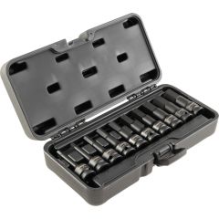 Kennedy - 1/2in. Drive, Hex Impact Bit Set, 6mm - 19mm, Metric, Black Oxide Finish, Set of 10 - KEN5839186K