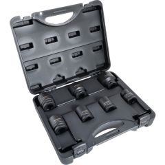 Kennedy - 3/4in. Drive, Hex Impact Socket Set, 19mm - 46mm, Metric, Black Oxide Finish, Set of 7 - KEN5839204K