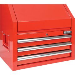 Kennedy - Classic - Extra Deep, Tool Chest, Red, 3 Drawers, 585mm (H), 684mm (L), 445mm (W), 130kg Capacity, Medium Duty - KEN5944825K