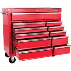 Kennedy - Classic - Extra Deep, Roller Cabinet, Red, 11 Drawers, 1007mm (H), 1067mm (L), 458mm (W), 400kg Capacity, Medium Duty - KEN5945745K
