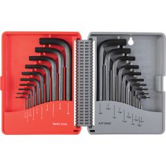 Kennedy - Hex Key, L-Handle, Hex, Metric/Imperial, 1.5-10mm, 1/16-3/8", 20-piece - KEN6011060K
