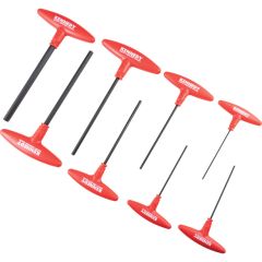 Kennedy - Hex Key, T-Handle, Hex, Metric, 2-10mm, 8-piece - KEN6016470K