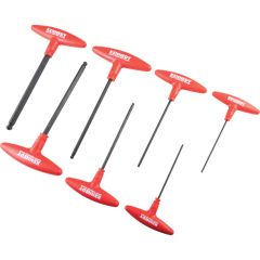 Kennedy - Hex Key, T-Handle, Hex Ball, Metric, 2.5-10mm, 7-piece - KEN6027770K