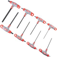 Kennedy Pro - Hex Key, T-Handle, Ballend, Metric, 2-10mm, 8-piece - KEN6027800K