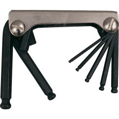 Kennedy - Hex Key, L-Handle, Hex Ball, Imperial, 3/32-3/8", 7-piece - KEN6028170K