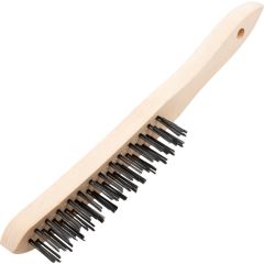 Kennedy - 3-ROW WIRE SCRATCH BRUSH - PLAIN BACK - KEN9066300K