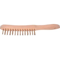 Kennedy - 2-ROW BRASS WIRE SCRATCH BRUSH - KEN9068200K