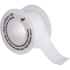 Kennedy - PTFE Tape, Thread Sealing Tape, White, 25mm x 12m - KEN9839010K