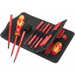Wera  - Kraftform Kompakt VDE 17 Universal 1 Tool finder, 17 pieces - 05059030001