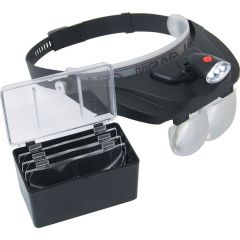 Oxford - LED Head Loupe with Removable LED Light & Interchangeable Lenses - LHL435