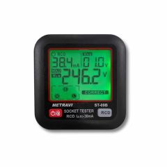 Metravi - ST-09B Socket Polarity and Earth Leakage Tester