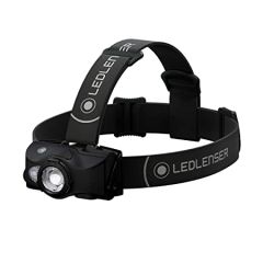 Led Lenser - LED Portable Electric, Rechargeable Headlamp - MH8 Black