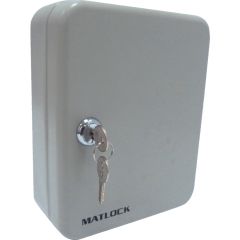 Matlock - Key Cabinet, 20 Key Capacity, Grey, Steel, 80 x 200 x 80mm - MTL8200200K