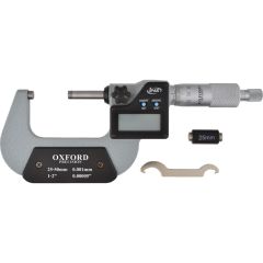 Oxford - 133-02-414, Digital Micrometer, ±0.002mm Accuracy, 25-50mm Measuring Range, IP65 - OXD3313510K