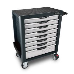 Toptul - W/8-Drawer Tool Trolley - 383PCS Mechanical Tool Set (PRO-PLUS SERIES) Gray - GT-38303