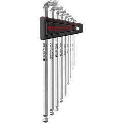 PBSwiss - 90°–100° key L-wrenches, set in a practical plastic holder 1.5 to 10mm -PB 2222.LH-10