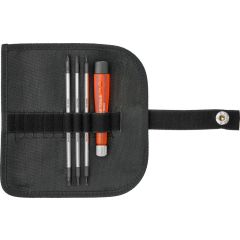 PBSwiss - Screwdrivers, set with telescopic handle and duplex interchangeable blades in a compact roll-up case - PB 510