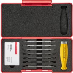PBSwiss - ESD MecaTorque, torque screwdriver with analog scale, set in a practical ToolBox 10 to 50cNm - PB 8316 Set A1 ESD