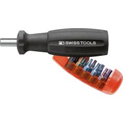 PBSwiss - Insider Pro universal bit holder for 1/4" bits with integrated bit magazine and 10 PrecisionBits C6 - PB 6510.20