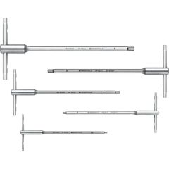 PBSwiss - Sliding T-handle Screwdriver Set of 6pcs - PB 1204.Set 6